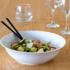 Plat De Service Et Saladier|Assiette De Noël*alinea Saladier en porcelaine qualité hôtelière D23cm - Blanc