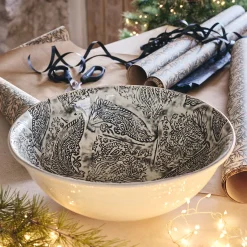 Plat De Service Et Saladier*alinea Saladier XXL en grès D38,7cm - Beige