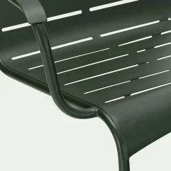 Fauteuil De Jardin|Salon De Jardin Bas*alinea Salon de balcon en acier - (1 place) Vert