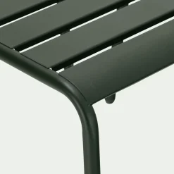 Fauteuil De Jardin|Salon De Jardin Bas*alinea Salon de balcon en acier - (1 place) Vert