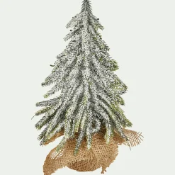 Décoration De La Table De Noël|Petit Sapin De Noël*alinea Sapin artificiel à poser D16xH27cm - Blanc