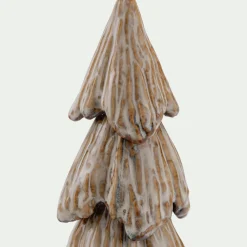 Petit Sapin De Noël|Objet Décoratif De Noël*alinea Sapin décoratif à poser en porcelaine - Beige