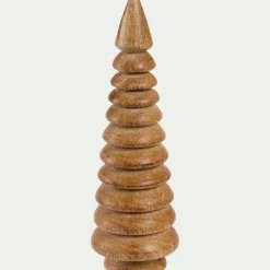 Décoration De La Table De Noël|Petit Sapin De Noël*alinea Sapin décoratif à poser en bois de manguier H20cm - Naturel