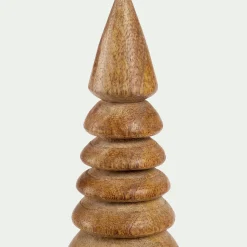 Décoration De La Table De Noël|Petit Sapin De Noël*alinea Sapin décoratif à poser en bois de manguier H20cm - Naturel
