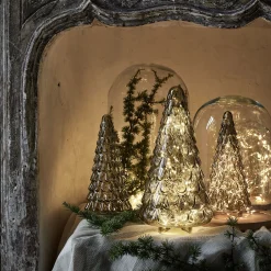 Décoration De La Table De Noël|Petit Sapin De Noël*alinea Sapin décoratif à poser en verre H23cm - Vert