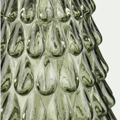 Décoration De La Table De Noël|Petit Sapin De Noël*alinea Sapin décoratif à poser en verre H23cm - Vert