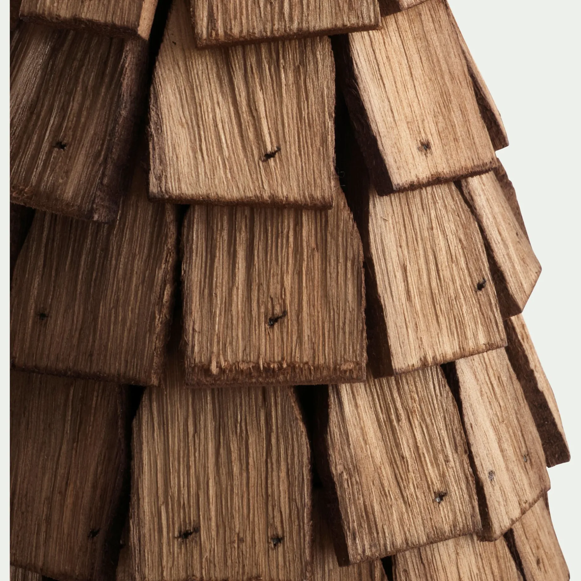 Décoration De La Table De Noël|Petit Sapin De Noël*alinea Sapin décoratif à poser en bois de paulownia H40cm - Naturel