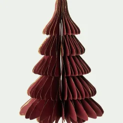 Décoration De La Table De Noël|Petit Sapin De Noël*alinea Sapin décoratif à poser en papier H30cm - Rouge