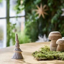 Décoration De La Table De Noël|Petit Sapin De Noël*alinea Sapin décoratif à poser en aluminium H18,5cm - Blanc