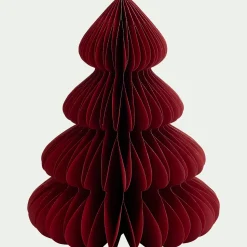 Petit Sapin De Noël|Objet Décoratif De Noël*alinea Sapin décoratif à poser en papier H60cm - Rouge