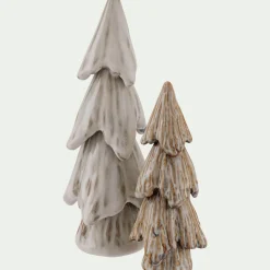 Décoration De La Table De Noël|Petit Sapin De Noël*alinea Sapin décoratif à poser en porcelaine H19cm - Beige