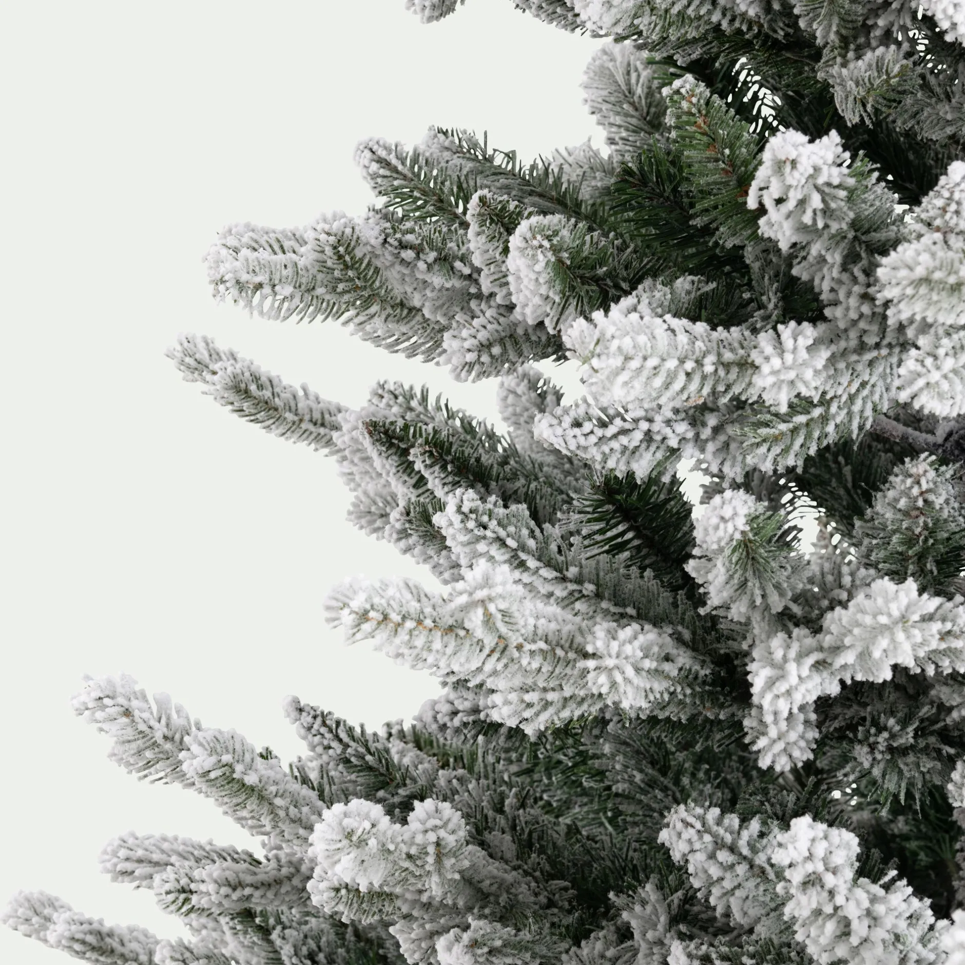 Grand Sapin De Noël*alinea Sapin de Noël artificiel D112xH180cm - Blanc