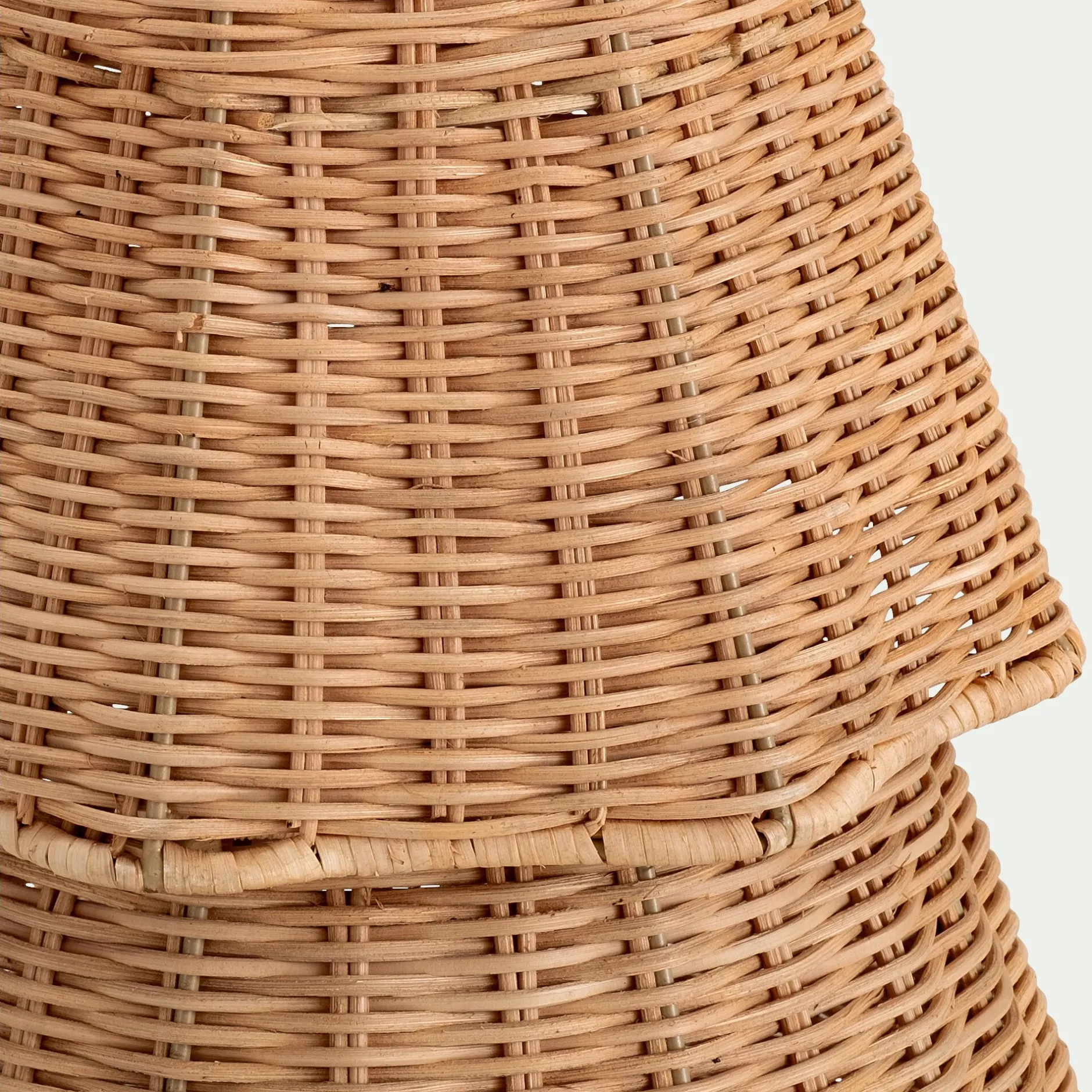 Grand Sapin De Noël*alinea Sapin de Noël en rotin D61xH123cm - Naturel