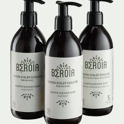 Cosmétique*alinea Savon d'Alep liquide à l'eau de rose de Damas 300ml