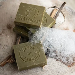 Cosmétique|Accessoire De Salle De Bain*alinea Savon de Marseille en tranche 4x65gr - Vert