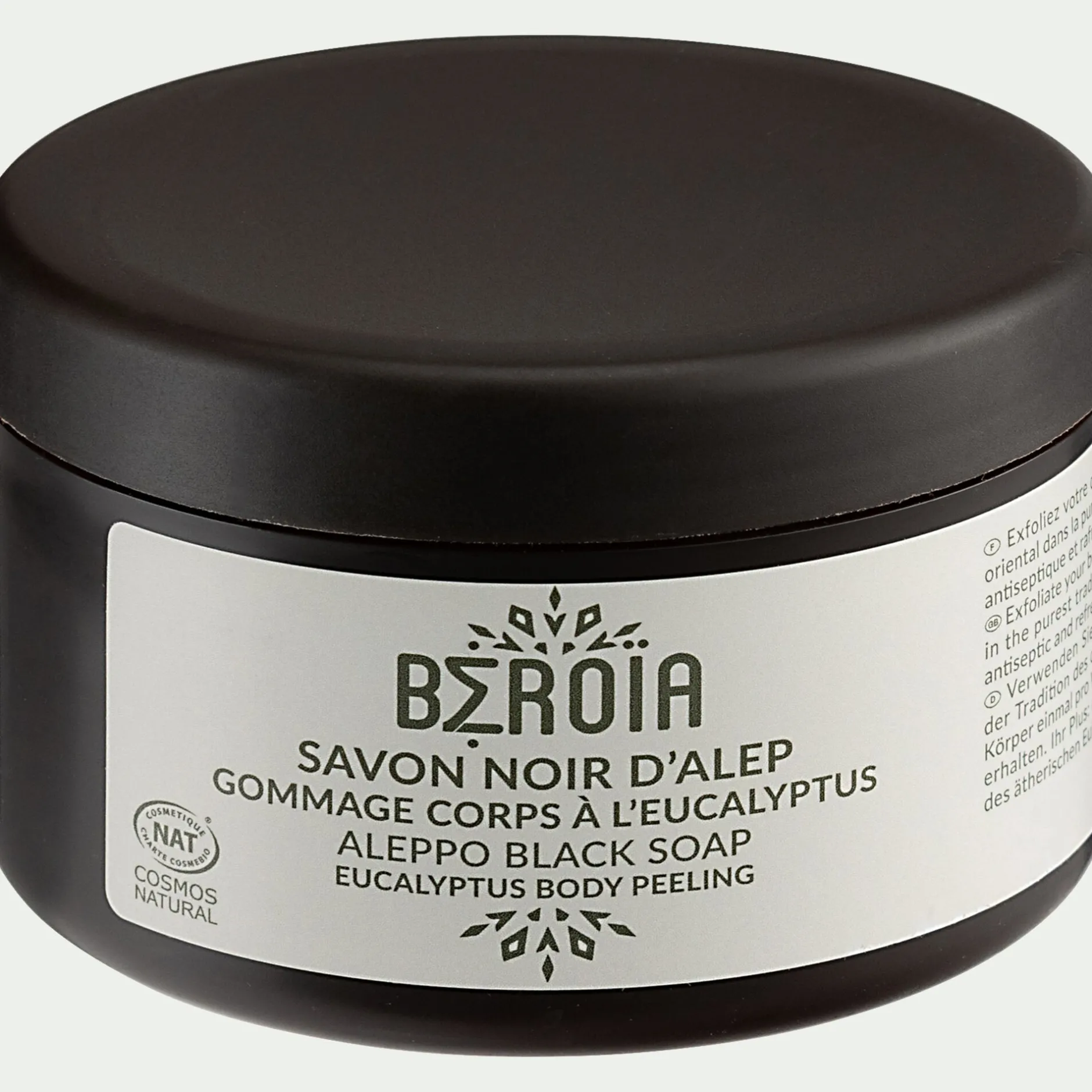 Cosmétique*alinea Savon noir d'Alep à l'eucalyptus 180gr