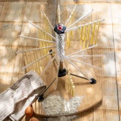 Ustensile De Cuisine*alinea Séchoir à pâtes en aluminium anodisé - Argenté