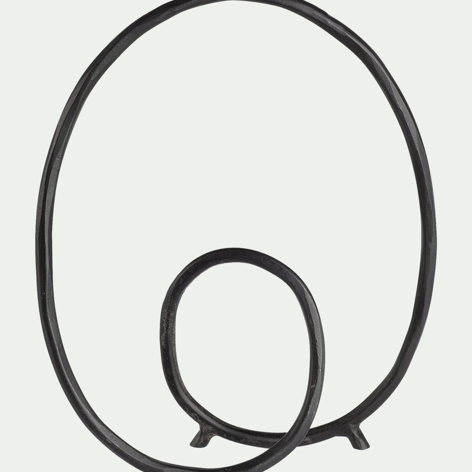 Décoration À Poser*alinea Sculpture décorative en fer H30cm - Noir