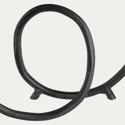 Décoration À Poser*alinea Sculpture décorative en fer H30cm - Noir