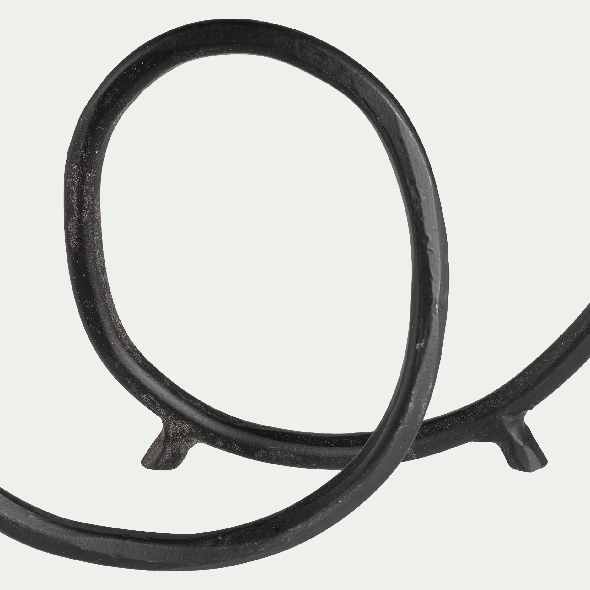 Décoration À Poser*alinea Sculpture décorative en fer H30cm - Noir