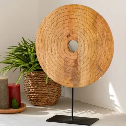 Décoration À Poser*alinea Sculpture décorative en manguier H50cm - Naturel