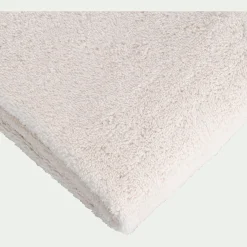 Serviette De Toilette*alinea Serviette de bain bouclette en coton - ventoux 50x100cm Blanc