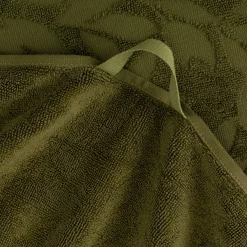 Serviette De Toilette*alinea Serviette de toilette en coton motif floral 50x100cm - mousse Vert