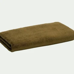 Serviette De Toilette*alinea Serviette de toilette en coton 50x100cm - mousse Vert