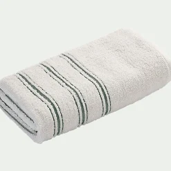 Serviette De Toilette*alinea Serviette de toilette en coton - 50x100cm Blanc