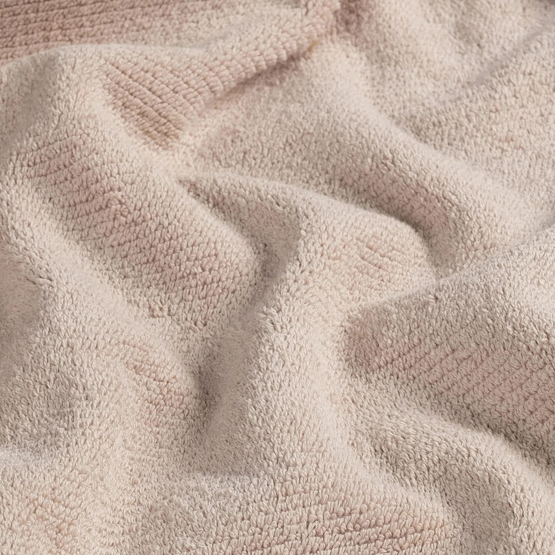 Serviette De Toilette*alinea Serviette de toilette en bouclettes de coton bio - alpilles 50x90cm Beige