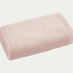 Serviette De Toilette*alinea Serviette de toilette en bouclettes de coton bio - rosa 50x90cm Rose