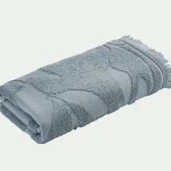 Serviette De Toilette*alinea Serviette de toilette en coton - calaluna 50x100cm Bleu