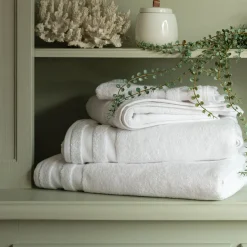 Serviette De Toilette*alinea Serviette de toilette qualité hôtelière en coton - 50x100cm Blanc