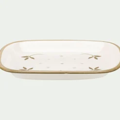 Set De Salle De Bain|Accessoire De Salle De Bain*alinea Set de salle de bain en grès - blanc