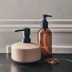 Set De Salle De Bain|Accessoire De Salle De Bain*alinea Set de salle de bain en grès - Rose