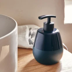 Set De Salle De Bain|Accessoire De Salle De Bain*alinea Set de salle de bain en grès - figuerolles Bleu