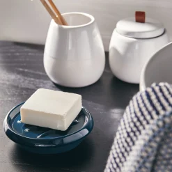 Set De Salle De Bain|Accessoire De Salle De Bain*alinea Set de salle de bain en grès - figuerolles Bleu