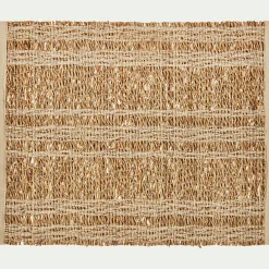 Set De Table*alinea Set de table en paille et en coton - 33x48cm Naturel