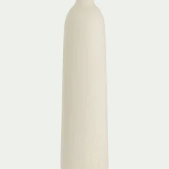 Vase|Vase Et Branchage De Noël*alinea Soliflore en faïence texturée H40cm - ventoux Blanc