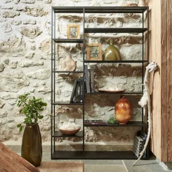 Vase*alinea Soliflore en grès céramique H28,5cm - Vert