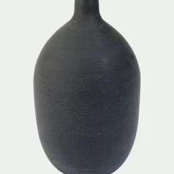 Vase*alinea Soliflore en polystone effet béton H25,5cm - Noir