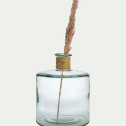 Vase|Vase Et Branchage De Noël*alinea Soliflore en verre recyclé h26cm - Transparent