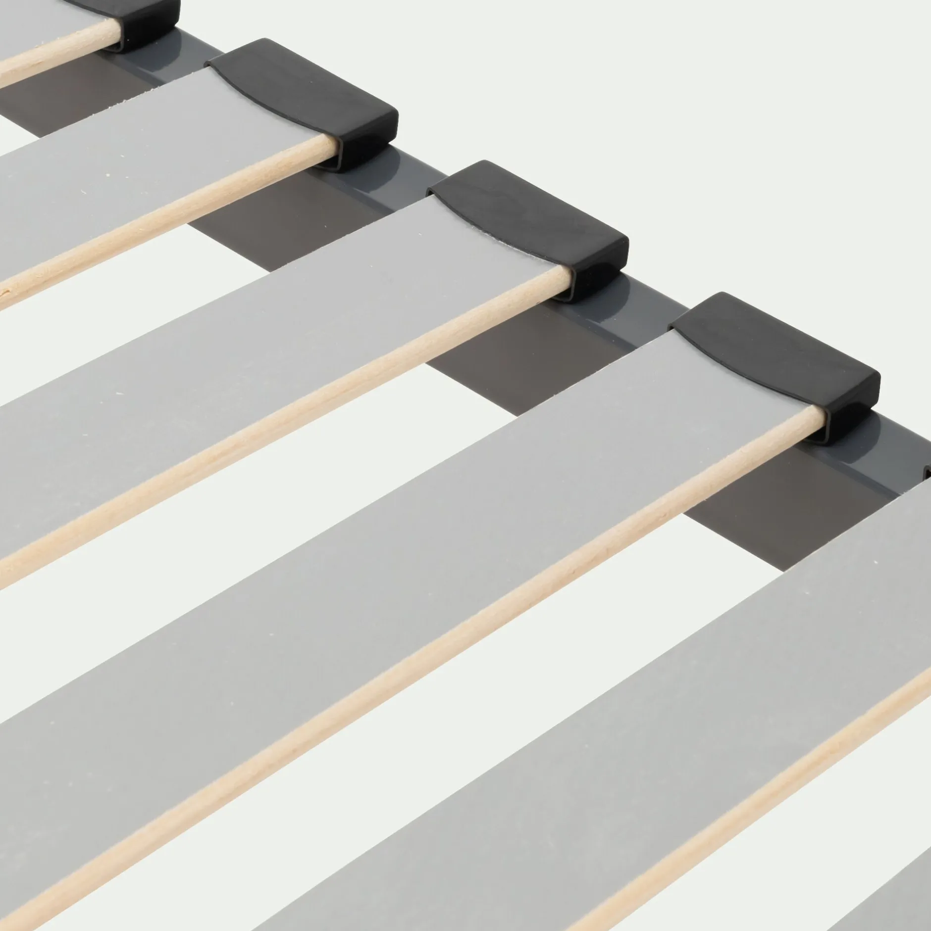 Cadre À Lattes|Sommier 140X190 Cm*alinea Sommier cadre à lattes 5 cm 140x190cm - gris