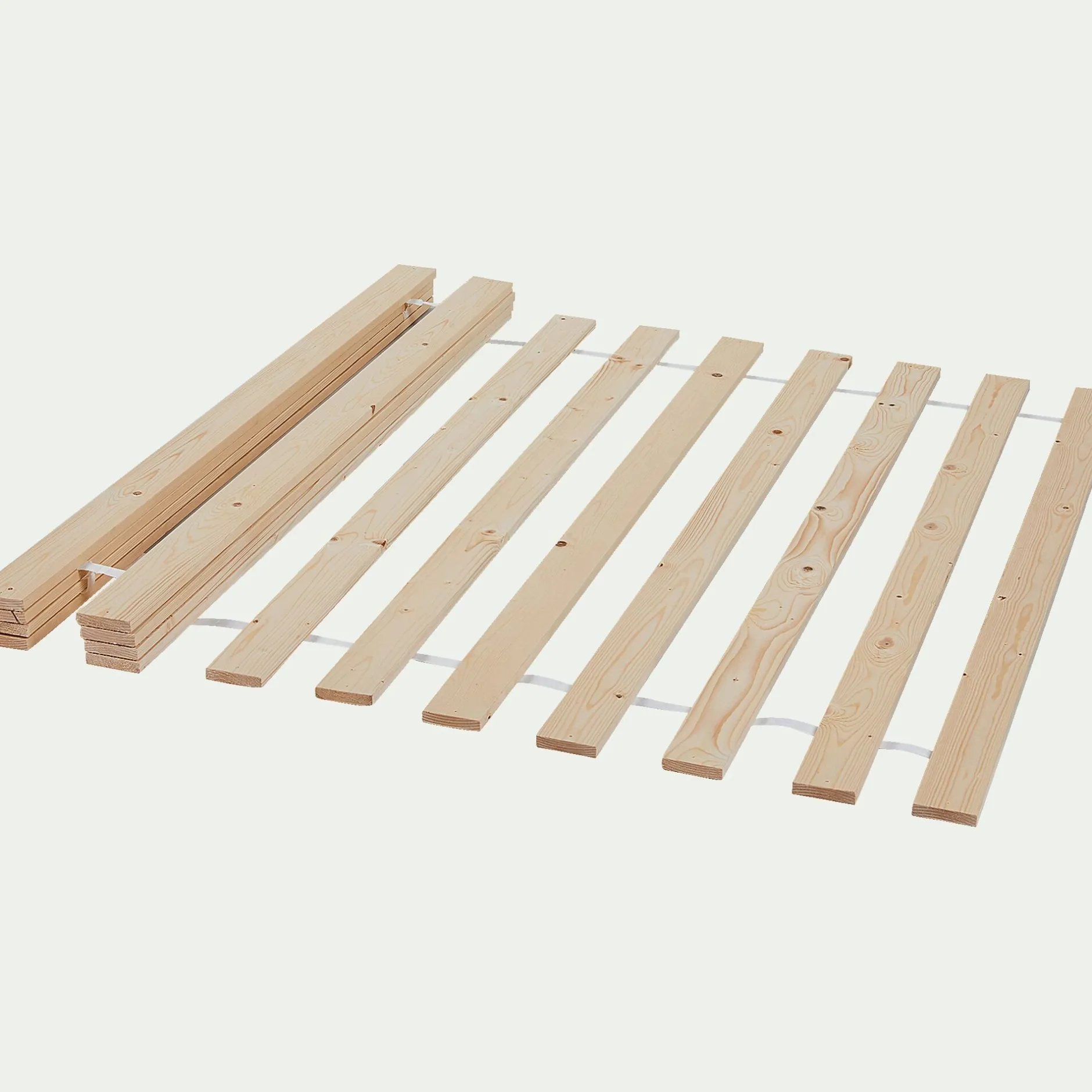 Cadre À Lattes|Sommier 180X200 Cm*alinea Sommier déroulable à lattes 140x200cm Naturel