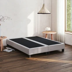 Sommier Tapissier|Sommier 180X200 Cm*alinea Sommier tapissier ferme 180x200cm - granite Gris