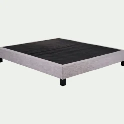 Sommier 140X200 Cm*alinea Sommier tapissier ferme 140x200cm - granite Gris