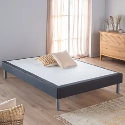 Sommier 160X200 Cm*alinea Sommier tapissier 160x200cm - anthracite Gris