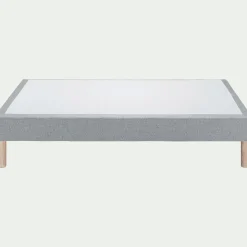 Sommier 140X190 Cm*alinea Sommier tapissier 140x190cm - clair Gris