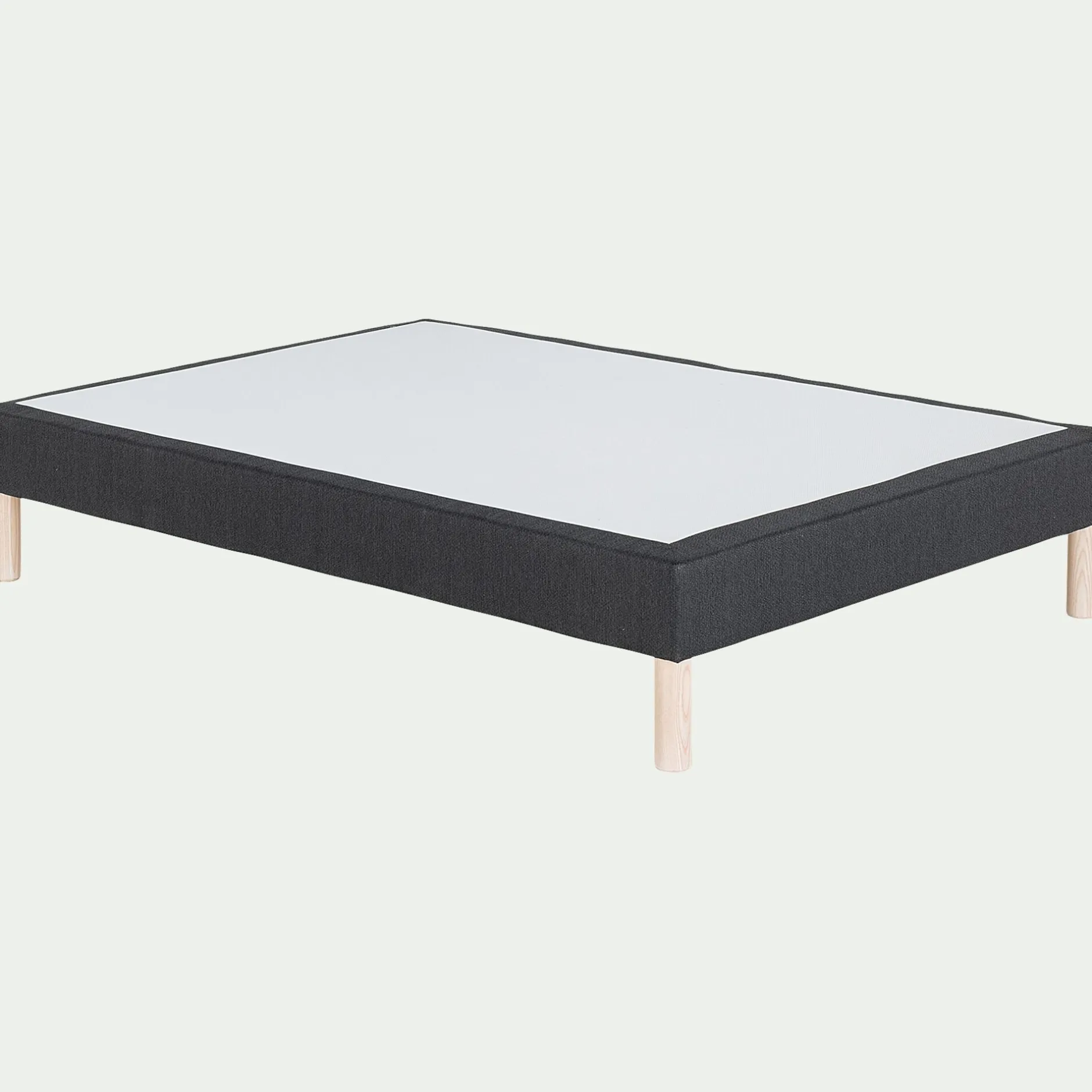 Sommier 140X200 Cm*alinea Sommier tapissier 140x200cm - anthracite Gris