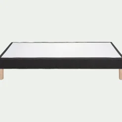 Sommier 180X200 Cm*alinea Sommier tapissier 90x200cm anthracite Gris